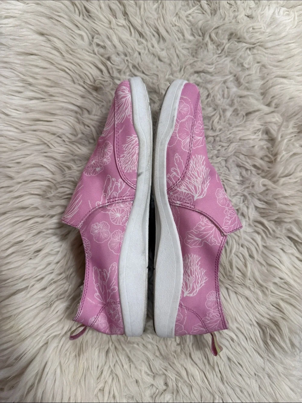 WOMENS VIONIC VENICE MALIBU SLIP-ON CANVAS SNEAKER - PROTEUS JELLYFISH - PINK 10